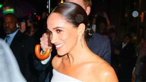 megan markle naked|Meghan Markle surprises in shoulder